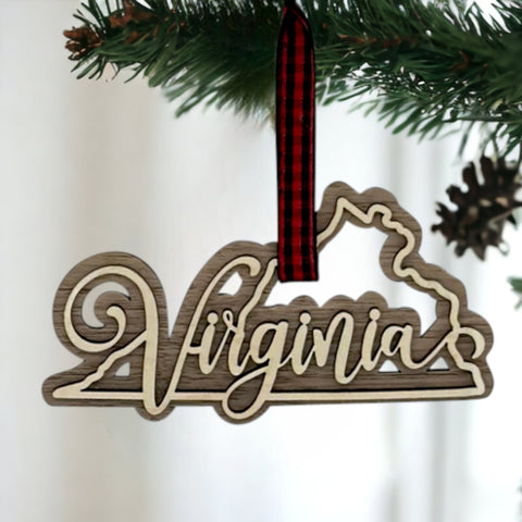 Virginia Double Layer Ornament