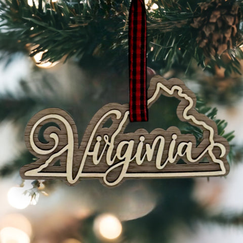 Virginia Double Layer Ornament