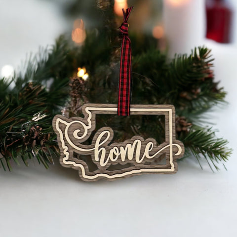 Washington Home Double Layer Ornament