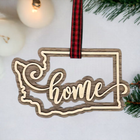 Washington Home Double Layer Ornament