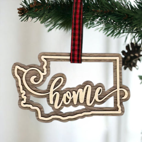 Washington Home Double Layer Ornament