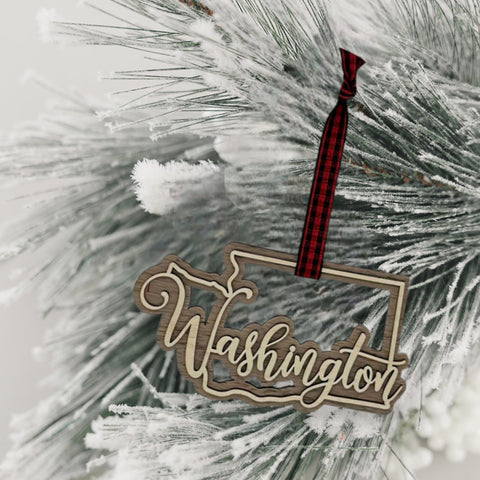 Washington Double Layer Ornament