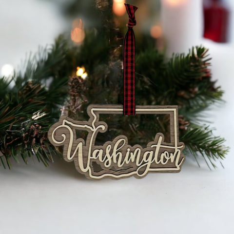 Washington Double Layer Ornament