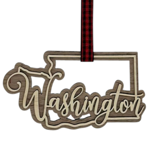 Washington Double Layer Ornament