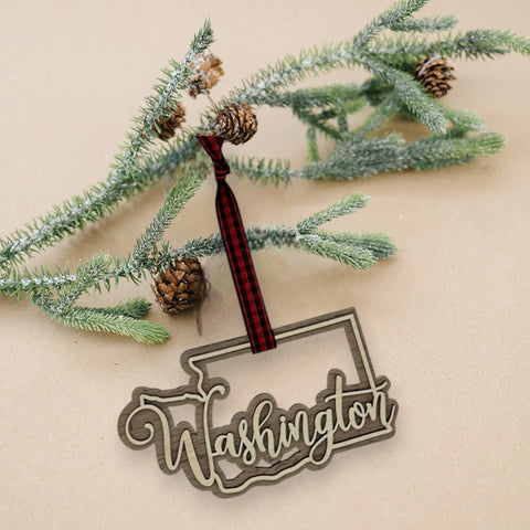 Washington Double Layer Ornament