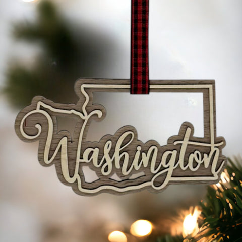 Washington Double Layer Ornament