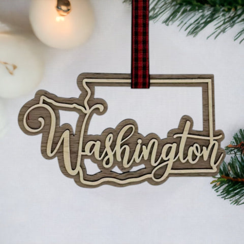 Washington Double Layer Ornament