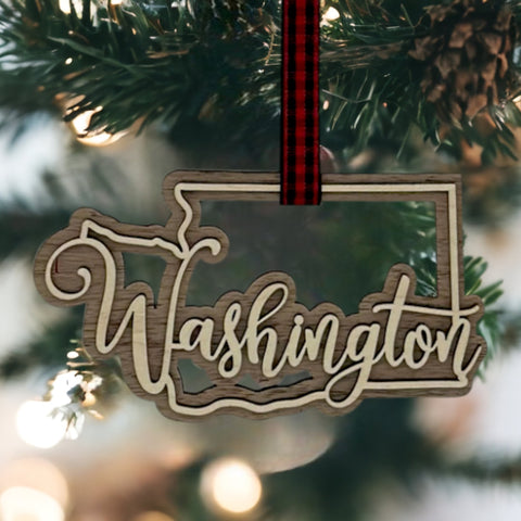 Washington Double Layer Ornament