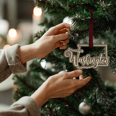 Washington Double Layer Ornament