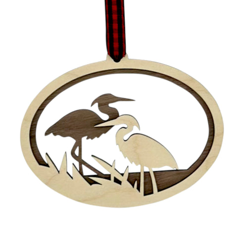 Whispering Lovebirds Ornament