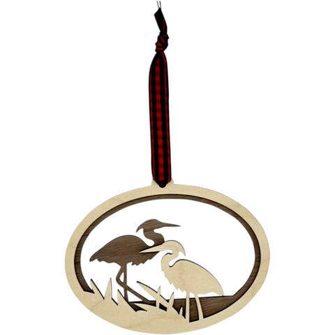 Whispering Lovebirds Ornament