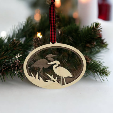 Whispering Lovebirds Ornament