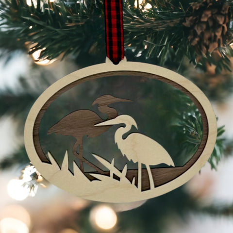 Whispering Lovebirds Ornament