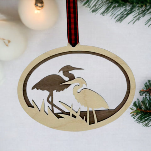 Whispering Lovebirds Ornament