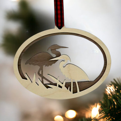 Whispering Lovebirds Ornament