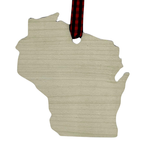 Wisconsin Simple Ornament