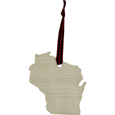 Wisconsin Simple Ornament