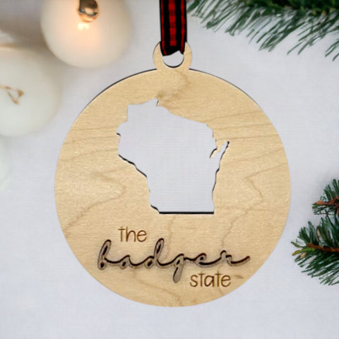 Wisconsin Nickname Ornament