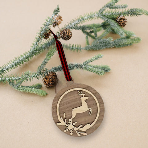 Wooden Sleigh Ride Ornament