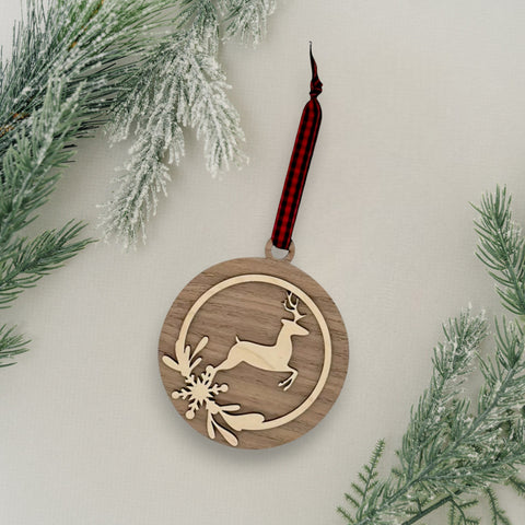 Wooden Sleigh Ride Ornament