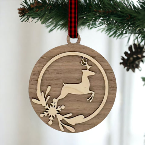 Wooden Sleigh Ride Ornament