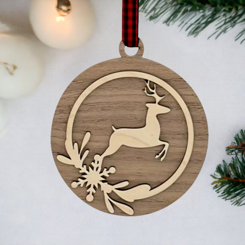 Wooden Sleigh Ride Ornament