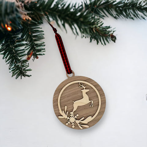 Wooden Sleigh Ride Ornament