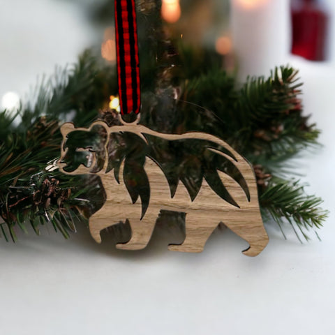 Winter Polar Bear Ornament