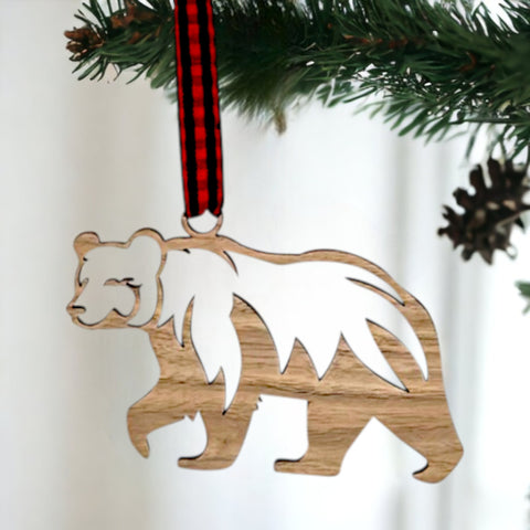 Winter Polar Bear Ornament