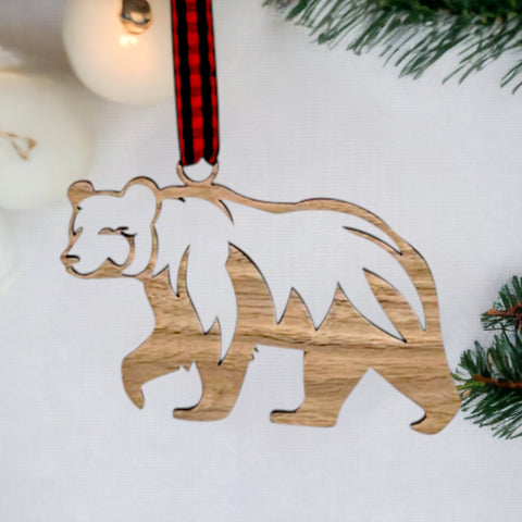 Winter Polar Bear Ornament