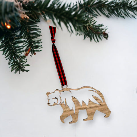 Winter Polar Bear Ornament