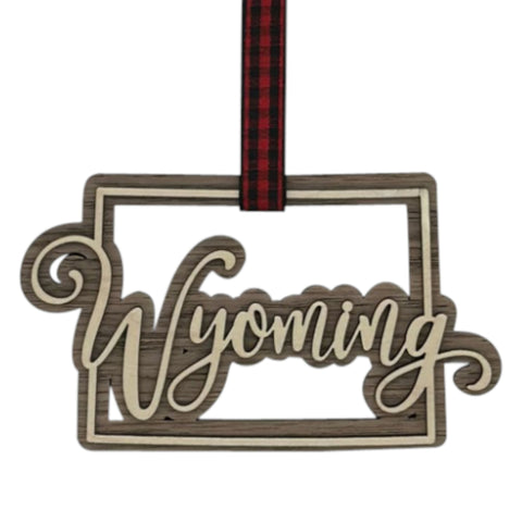 Wyoming Double Layer Ornament