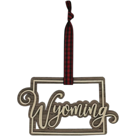 Wyoming Double Layer Ornament